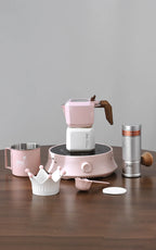 Double Valve Moka Pot Square Coffee Pot Espresso Pot Coffee Extraction Maker