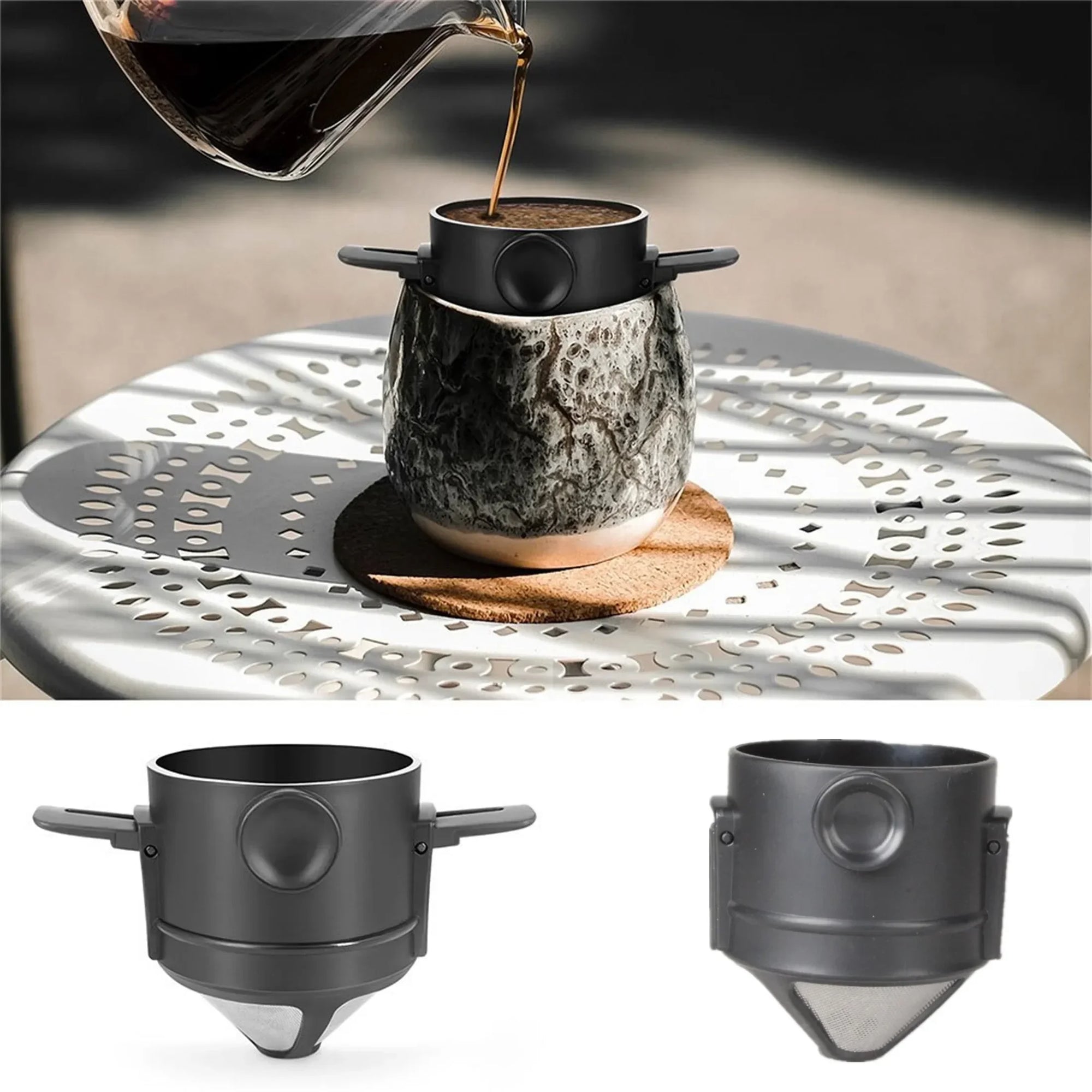 Collapsible Steel Pour Over