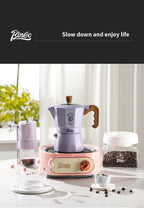 Double Valve Moka Pot Espresso Maker Manual Brewed