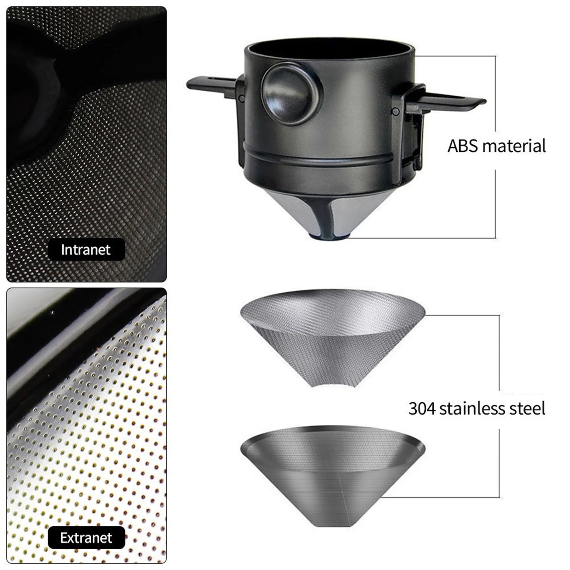 Collapsible Steel Pour Over