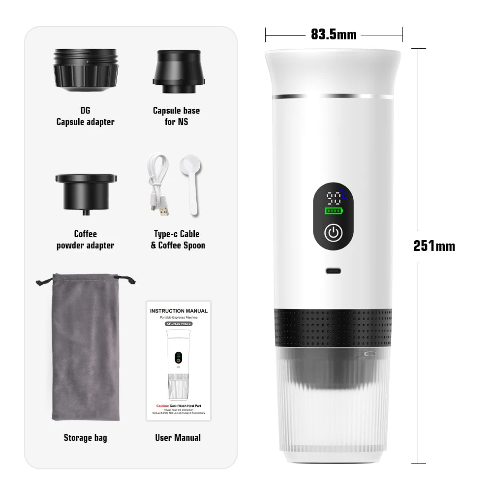 3-in-1 Portable Espresso Maker