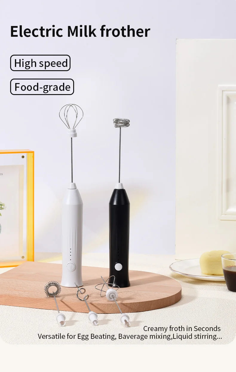 USB 3-Speed Milk Frother