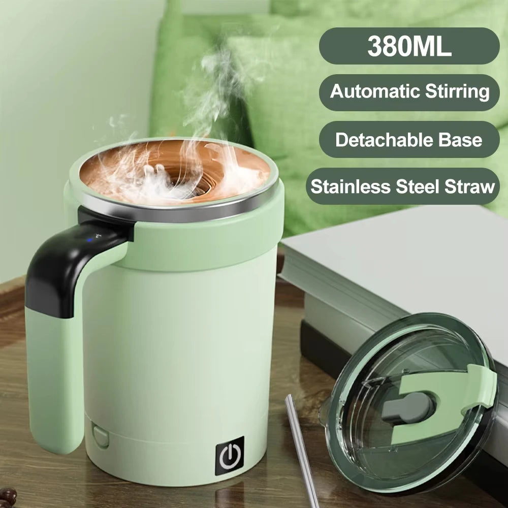 Automatic Mixing Coffee Cup Intelligent Temperature Rechargeable Mug