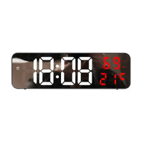 Digital Wall clock display time, temperature, humidity