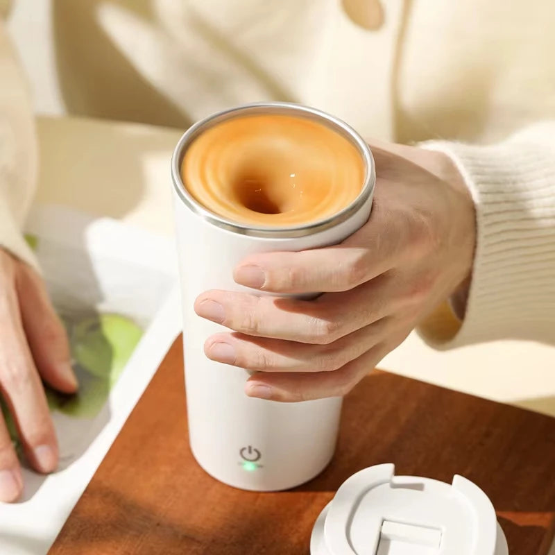 Automatic Self Stirring Magnetic Stainless Steel Coffee Mixing Cup USB Charging Smart