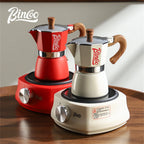 300ml Moka Pot - Italian Espresso Stovetop Coffee Maker for Home Baristas