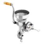 Hand Crank Grain Grinding Tool, Manual Flour Mill for Wheat Corn Coffee Beans, Adjustable Fineness with Clamp