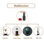 CAFEMASY Portable AeroPress Coffee Maker 250ml - Espresso & French Press Style