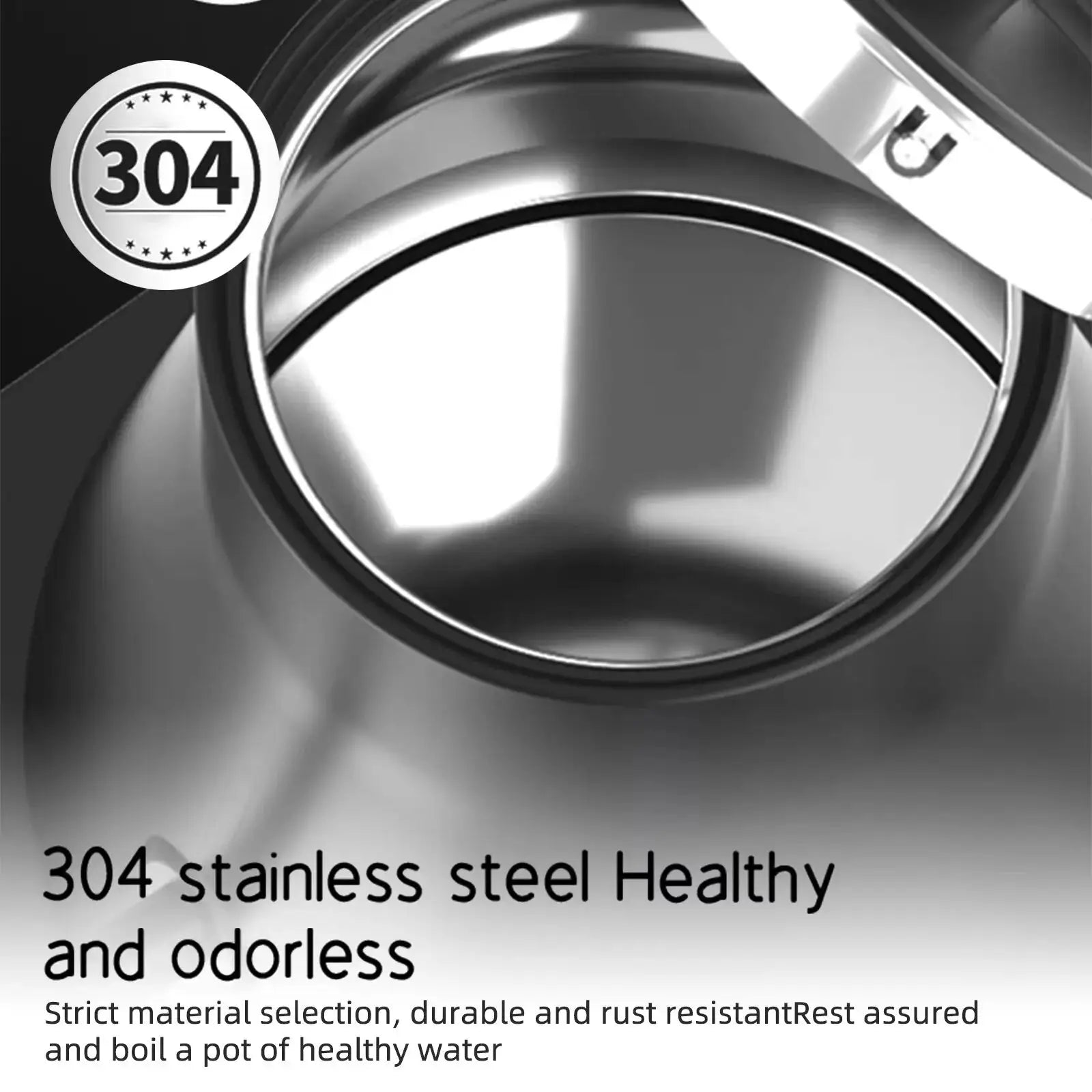 Portable gooseneck electric kettle with thermal insulation, ideal for travel. Features a sleek black stainless steel design with precise temperature control.