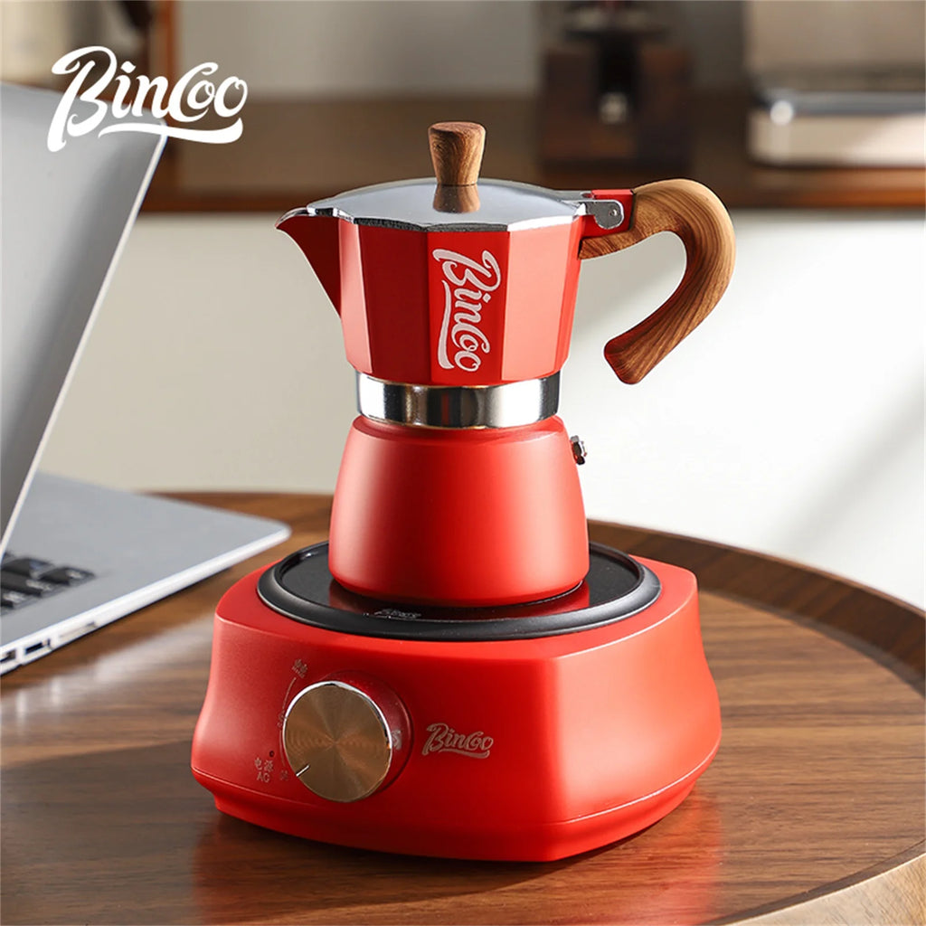 300ml Moka Pot - Italian Espresso Stovetop Coffee Maker for Home Baristas