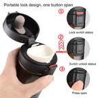 0.5L Stainless Steel Thermal Mug - Leak-proof Coffee Flask