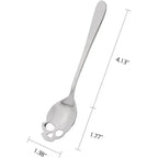 Creative Skull Coffee Spoon - Stainless Steel, Mirror Polished | Unique Coffee Spoon for Home or Café