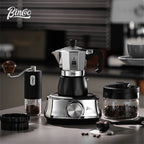 Dual Valve Moka Pot 200ml - Portable Espresso Maker for Home & Outdoor