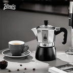 Espresso Extraction Coffee Maker, Dual Valve Moka Pot
