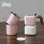 Double Valve Moka Pot Square Coffee Pot Espresso Pot Coffee Extraction Maker