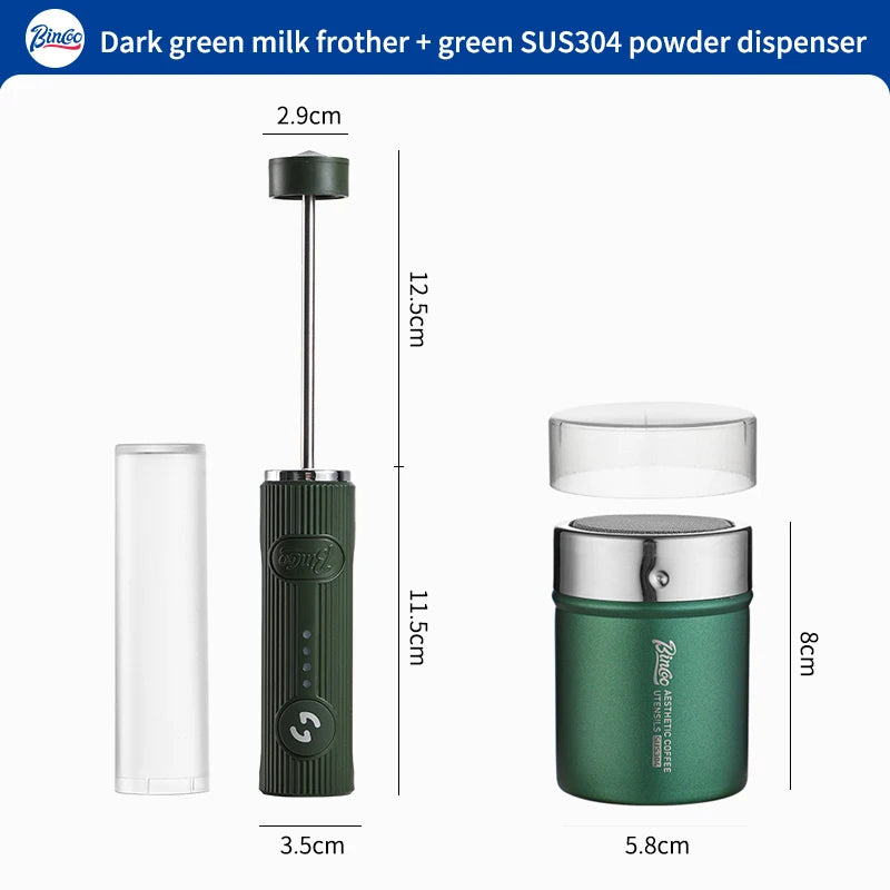 Electric Milk Frother, Wireless Handheld Blender