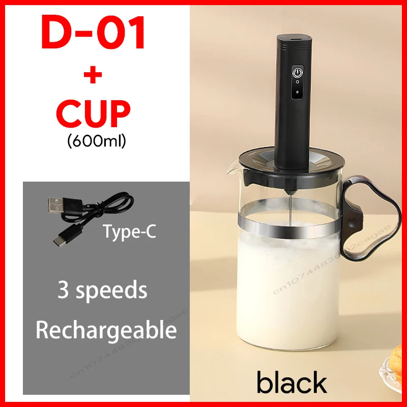 USB 3-Speed Milk Frother