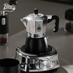 Dual Valve Moka Pot 200ml - Portable Espresso Maker for Home & Outdoor