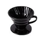 Ceramic Coffee Dripper – Engine-Style Pour Over (Reusable, 1–4 Cups)
