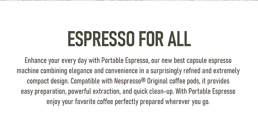 3-in-1 Portable Espresso Press