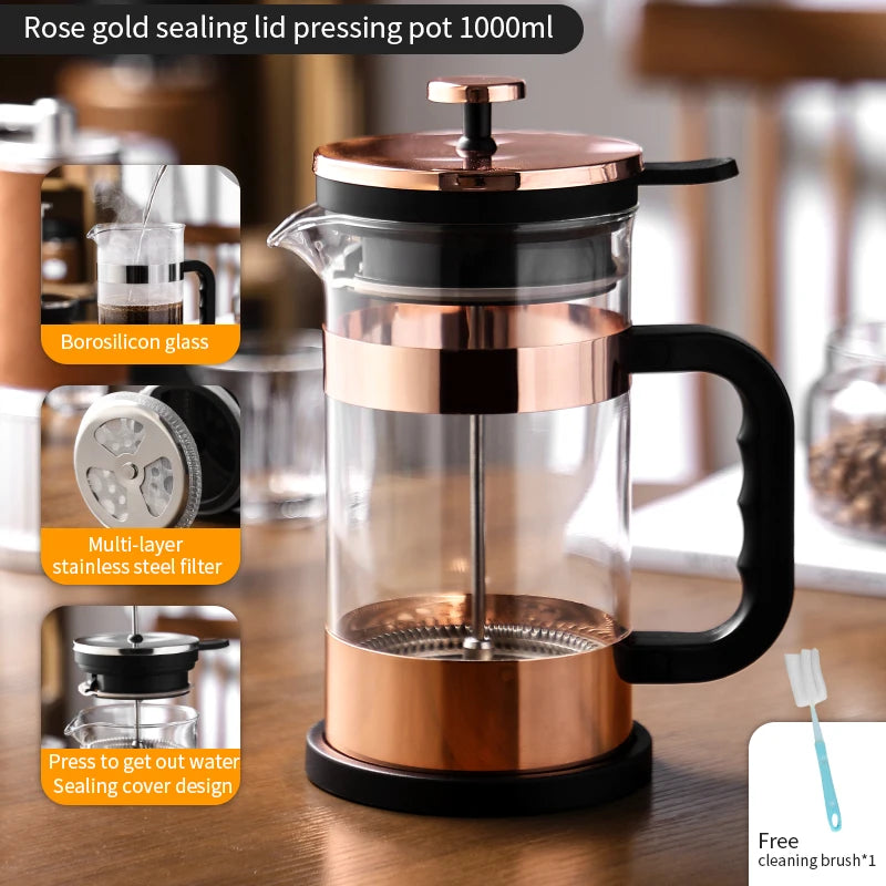 1000ml French Press Coffee Pot