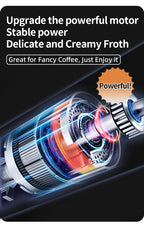 USB 3-Speed Milk Frother
