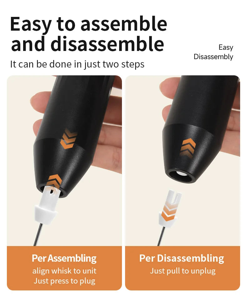 USB 3-Speed Milk Frother
