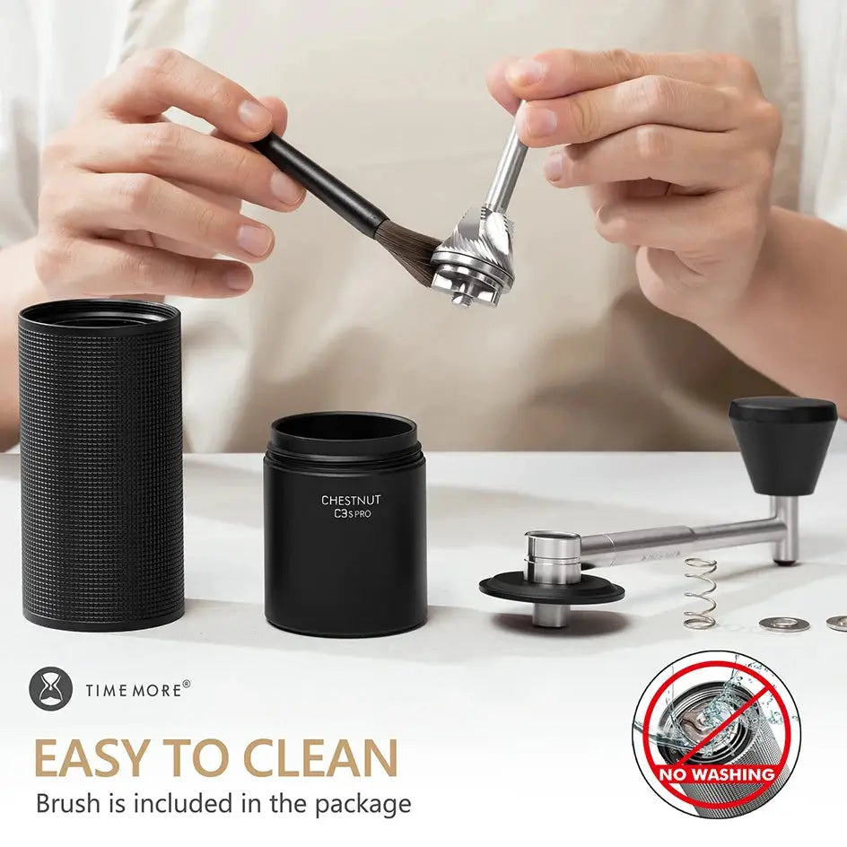 TIMEMORE C3ESP manual coffee grinder side view