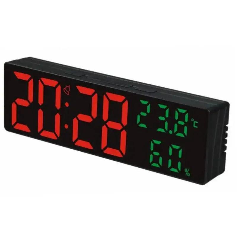 Digital Wall clock display time, temperature, humidity