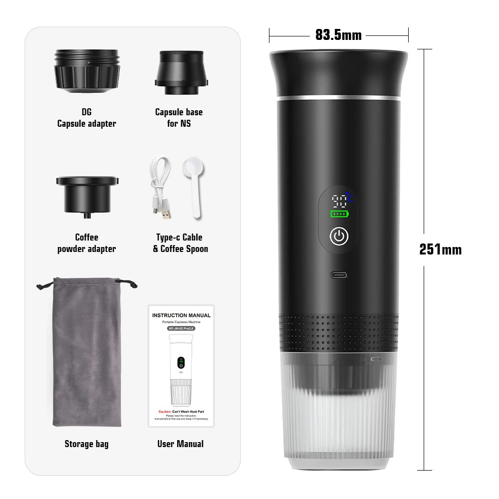 3-in-1 Portable Espresso Maker