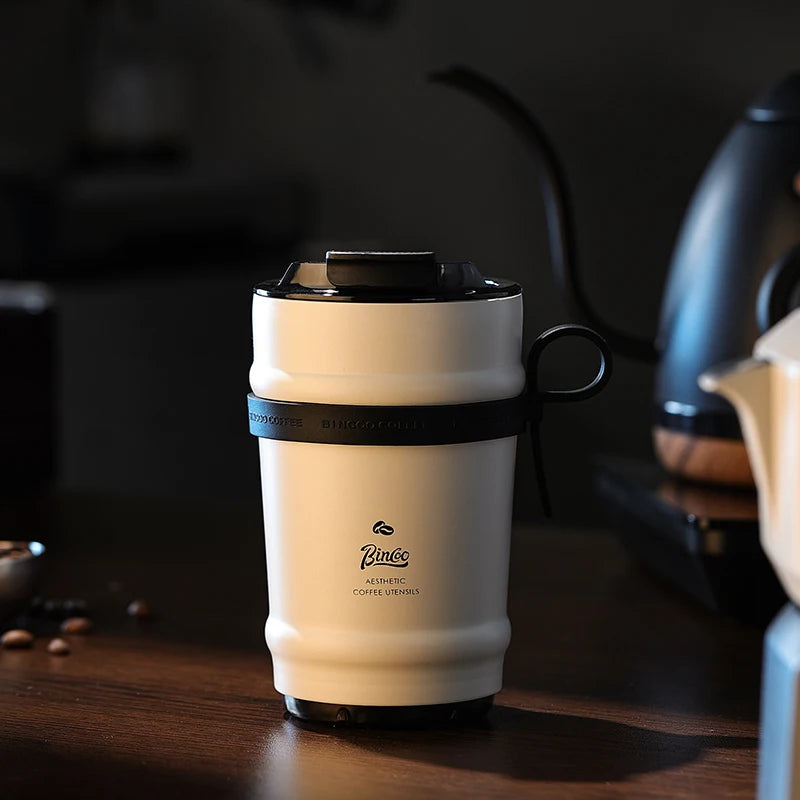 Ceramic Lined Coffee Cup, 316 Stainless Steel Insulated Tumbler