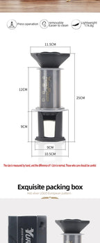Portable Coffee Press Brewer