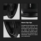 MHW-3BOMBER Coffee Dosing Funnel Aluminum Alloy Dosing Shaker dispensing grounds into a dripper, compatible with 51-54mm portafilters. Ideal espresso accessory for home baristas.