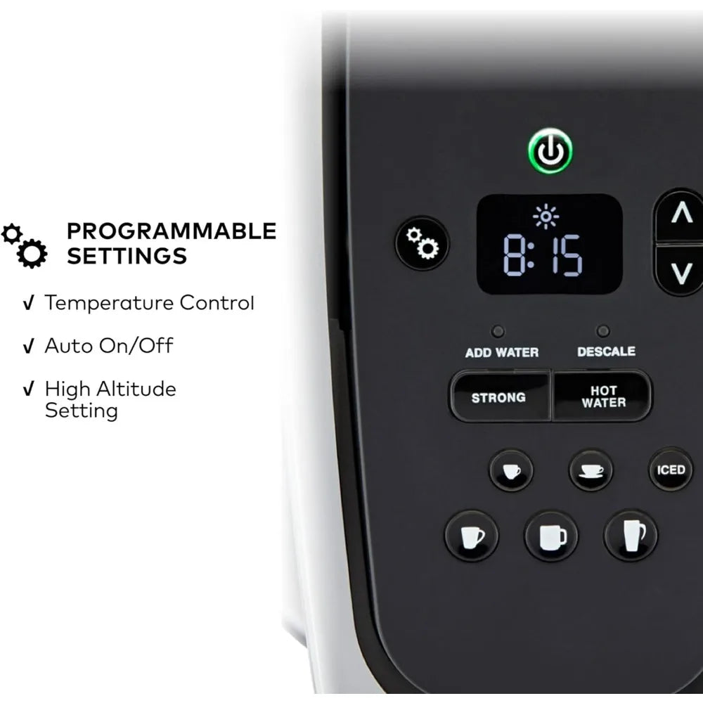 New-Keurig K-Elite Single Serve Coffee Maker, Adjustable Strength, Temperature Control, and Iced Coffee Option, Brews 8-