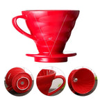 Ceramic Coffee Dripper – Engine-Style Pour Over (Reusable, 1–4 Cups)