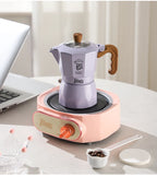 Double Valve Moka Pot Espresso Maker Manual Brewed