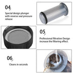 For AeroPress Machine Espresso Portable Coffee Maker Cafe French Press Coffee Pot  with Filters Paper Kit