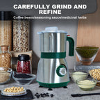 Electric Grinder 600ml Wet/Dry Dual-Use Mill Ultra-Fine Grain Grinder for Coffee Beans Spices Herbs and Various Beans