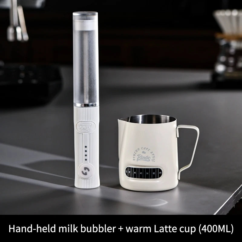Electric Milk Frother, Wireless Handheld Blender