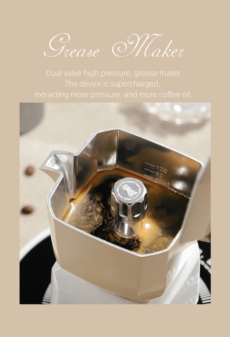 Italian Coffee Moka Pot Set Suitable for Home and Office