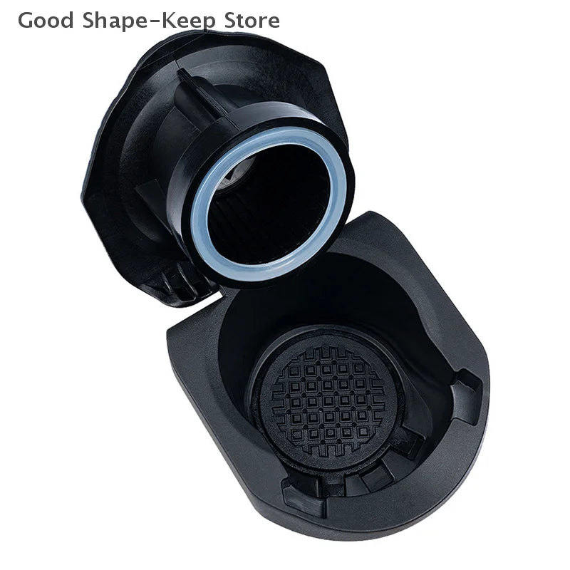 Reusable coffee capsule adapter, 1-piece refillable pod insert for fresh ground coffee and eco-friendly pod brewing