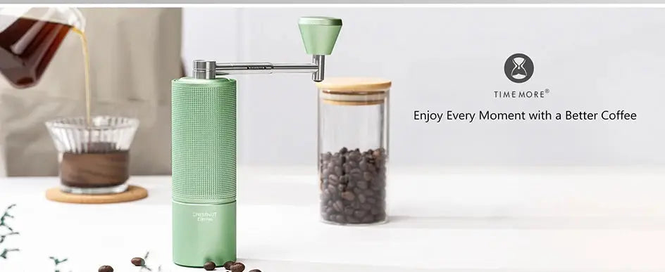 TIMEMORE C3ESP manual coffee grinder side view
