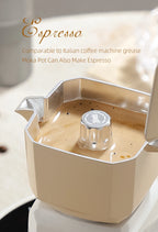 Italian Coffee Moka Pot Set Suitable for Home and Office