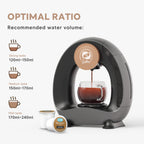 Portable Coffee Maker Low decibel Americano Capsule Coffee Machine Compatible with Coffee Powder & K Cups Original Capsules