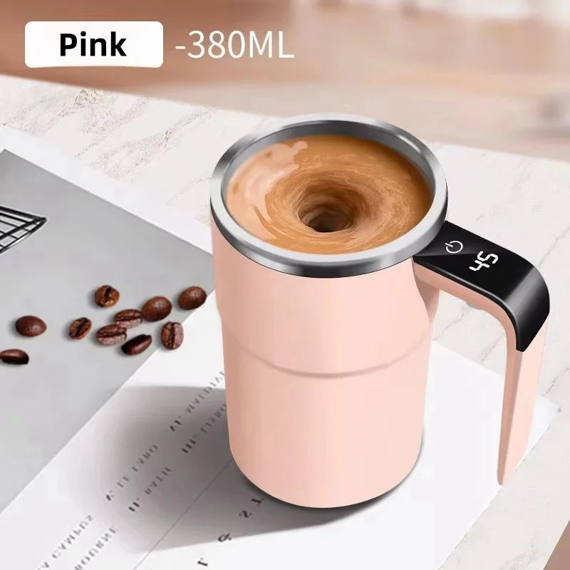 Coffee Self Mixing Mug Waterproof Food Safe Coffee Mug USB Rechargeable Automatic
