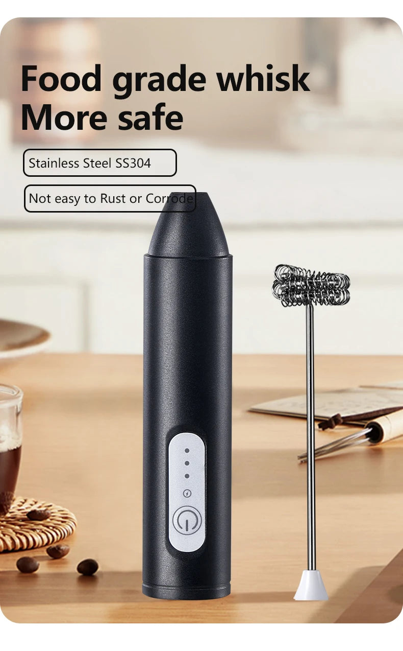 USB 3-Speed Milk Frother