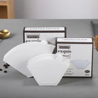 StepUp Coffee Origami Ceramic Pour Over Dripper, Handmade Cone Brewer