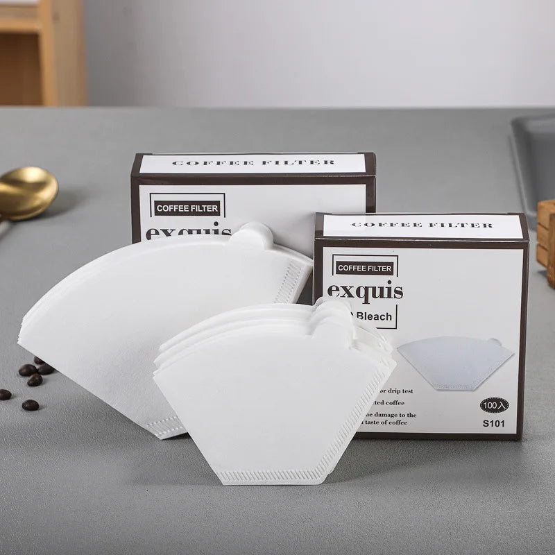 StepUp Coffee Origami Ceramic Pour Over Dripper, Handmade Cone Brewer