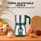 Electric Grinder 600ml Wet/Dry Dual-Use Mill Ultra-Fine Grain Grinder for Coffee Beans Spices Herbs and Various Beans