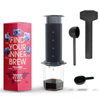 Portable AeroPress XL Espresso Coffee Maker – 250ml French Press Air Press Drip Coffee Pot with Biodegradable Filter Papers